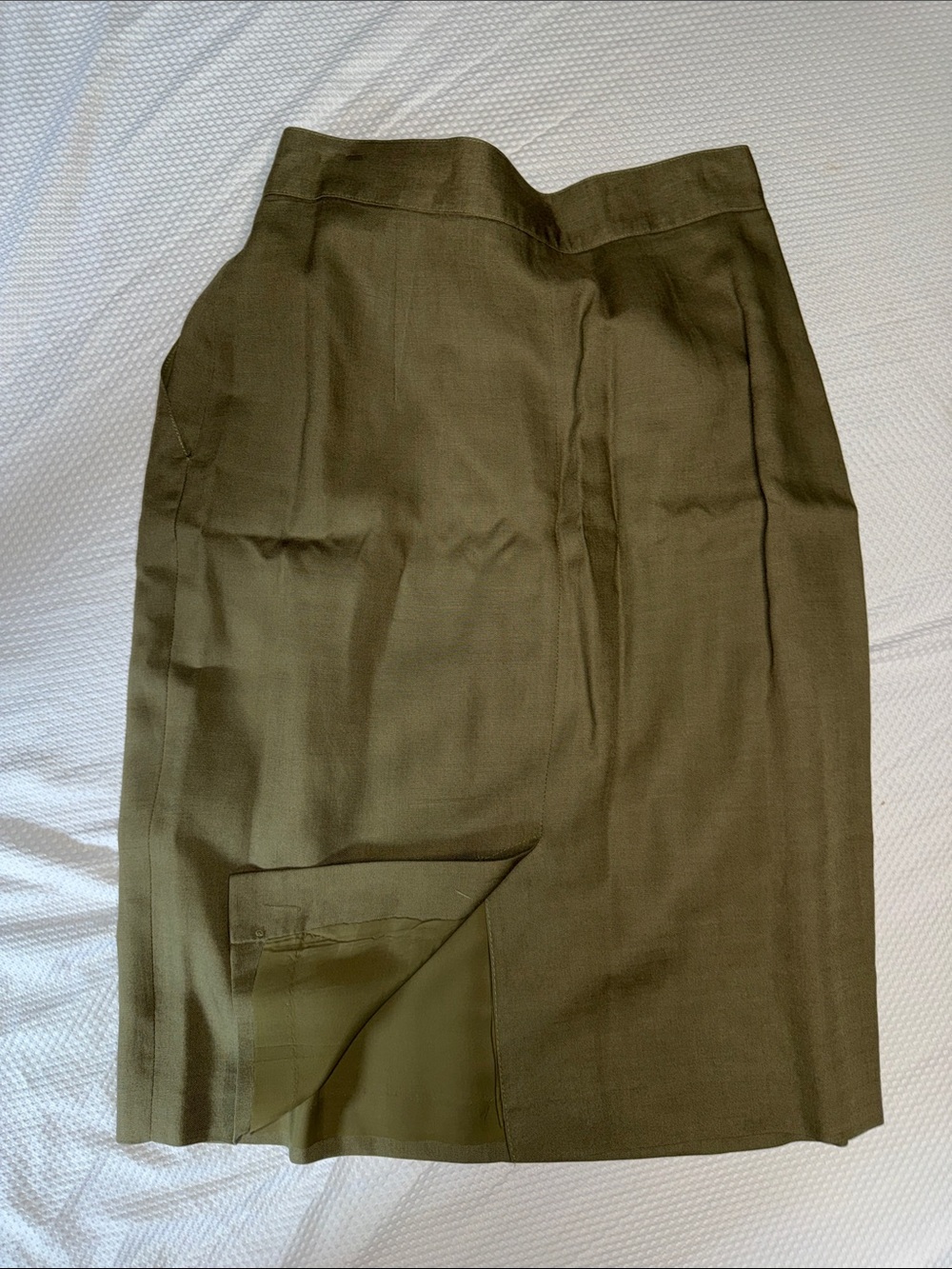 Jones New York Olive Green Double-Breasted Blazer - Picture 5 of 5